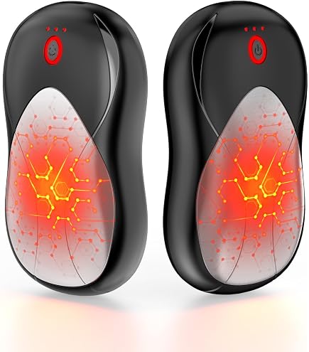 Chauffe-mains Rechargeable USB 5200 MAh - 3 Niveaux De Chaleur (35-55°C) - Powerbank 2-en-1 - Pour Extérieur, Raynaud