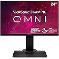 Viewsonic Xg2405 24 Inch 1080P 1Ms 144Hz Frameless Ips Gaming Monitor, Black