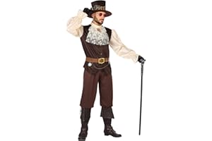 Atosa disfraz steampunk hombre adulto distopía XL