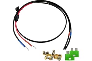 Offgridtec 8-01-001420 - Cavo batteria con fusibile da 30 A, per collegare una batteria a energia solare a un regolatore di carica, 1,5 m