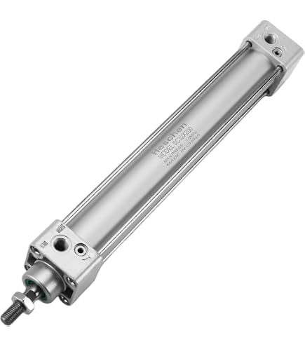 Cilindro Pneumatico Heschen SC 80-50, Doppio Effetto, Alesaggio 80 Mm, Corsa 50 Mm, Attacco PT3/8", Asta Singola