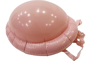 Garzenth Santa Big Belly Inflatable, Santa Claus Inflatable Belly Fake Pregnancy Belly Cosplay Belly Blow-Up Party Decoration Stage Props for Halloween, Cosplay Party, Christmas Fancy Dress(size:1pc)