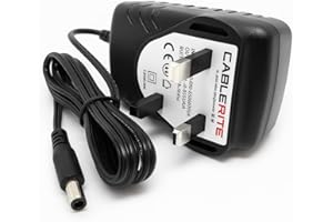 CABLERITE 15v 1a mains power supply adapter charger for 14.5V 750mA CAT Jump Starter CJ1000DCPUK PSU