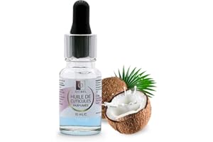Ocibel France - Huile de cuticule parfumée avec pipette 'Noix de Coco' 10 ml - pour Manucure, Faux Ongles et Nail Art