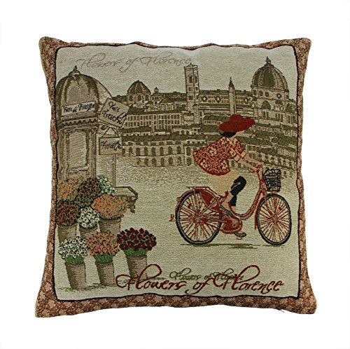 Greenery Kissenhülle Kissenbezug aus Baumwolle und Polyester Sitzkissen Rückkissen Pillow Case Cover Sofa Zier Deko Kissen Bezug Hülle (45cm x 45cm)