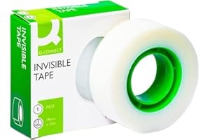 Self-Adhesive Tape Q-CONNECT Matt 19mm 33m / Small Office Accessories/Type-Office/Kind-Matte/Material-PP/Colour-Transparent/Thickness (mm)-N.a. / Size-19/33mm/m/Width (mm)-19