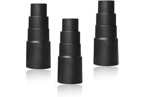 YIAJIA 3 Pcs Universal Vacuum Adapter,Vacuum Clearner Adapter for Power Tools,Sander Dust Extraction Hose Adaptor for Makita Random Orbital Sander, Jigsaw, Circular Saw Reducer Accessories