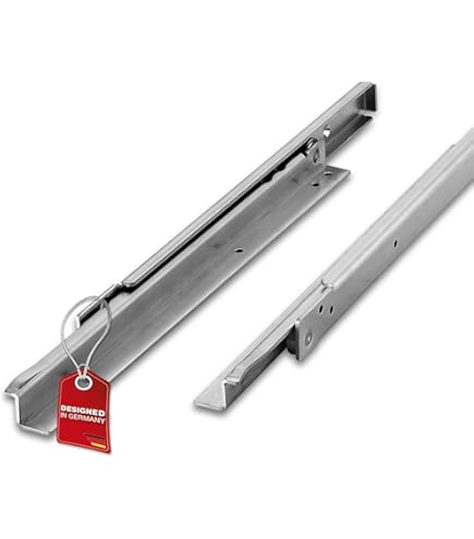 Gedotec Heavy Duty Drawer Runners With Roller Guide - Partial Extension - View #5