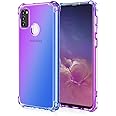 HAOYE Cover per Samsung Galaxy M21 Cover, Custodia in TPU a Gradiente Colori, [Rinforzare la con Quattro Angoli] Custodia Tra