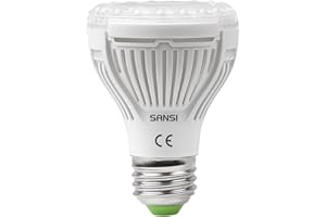 SANSI Lampadina LED per Piante da Interno a Spettro Completo, 10W (100W Equivalente) E27 Lampada Coltivazione per Piante Semina, Crescita, Fioritura, Fruttificazione