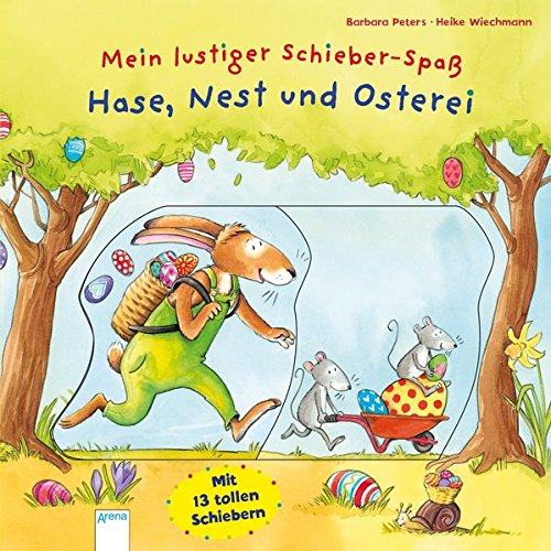 Mein lustiger Schieber-Spaß. Hase, Nest und Osterei