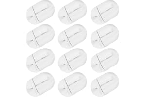 EMSea 200 Cuentas de Pesca de 3 X 5 mm/4,7 X 6 mm/5 X 8 mm Cuentas de Doble Agujero en Cruz Cuentas de Tope de Cebo de Pesca Señuelos de Pesca Aparejos de Pesca Cuentas de Anzuelo Transparentes