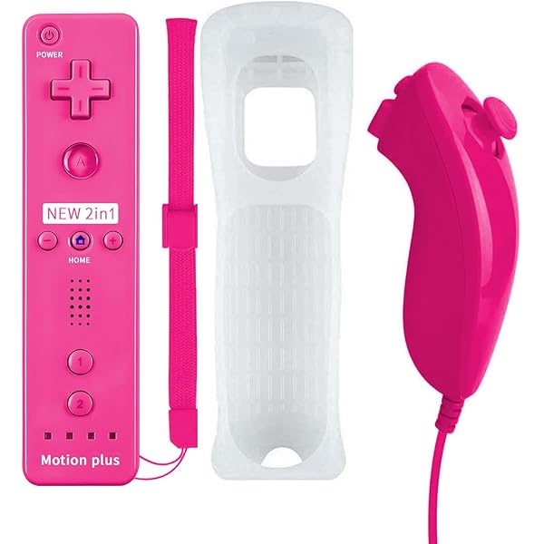 Manette de jeu - AIHONTAI - 2 en 1 Motion Plus - Sans fil - Étui en