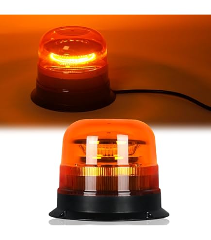 Luce Stroboscopica LED 60W Amber - Barra Lampeggiante Per Veicoli Emergenza Con 14 Modalità - Foto 13