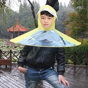 transparent umbrella hat