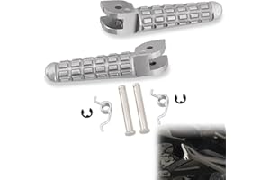 Hokuotolite Estriberas/reposapiés para conductor/conductor, clavijas de apoyo delanteras para Ducati SuperSport, Scrambler, Multistrada 1100, Monster 797, 796, 795, 696, 659, 1100 S