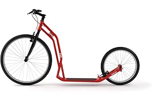 Yedoo Five - Trottinette supportant Jusqu’à 130 kg, avec pneus 26/20 – Trottinette Adulte, dogscooter