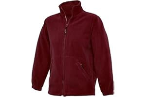 COOZO Unisex Childrens Classic Full Zip Fleece Jacket - Comfort and Warm, 100% Polyester Super Anti Pill Micro Fleece | Full-Zip Front