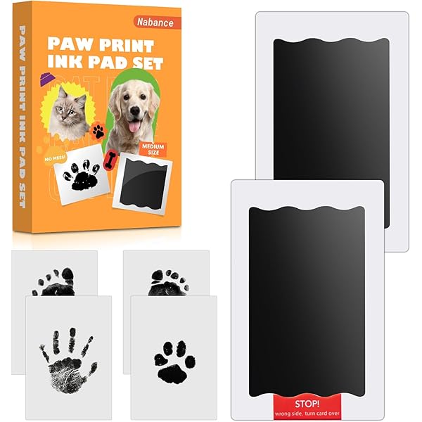 Kit Impronte Animali E Bimbi - Timbro Non Tossico Per Ricordi Speciali - Foto 3