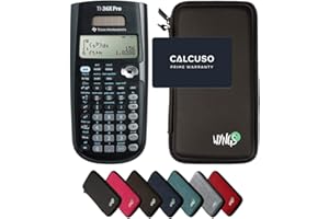 TEXAS INSTRUMENTS CALCUSO Ensemble de Base Noir avec Calculatrice TI-36X Pro MultiView