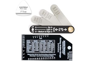 MusicNomad MN614 - Set di calibri per curvatura del collo e corde