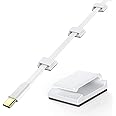 AGPTEK 100 Stück Kabelclips, selbstklebend, verstellbar, Premium-Acrylkabel, zur Aufbewahrung von elektrischen Drähten, Kabel