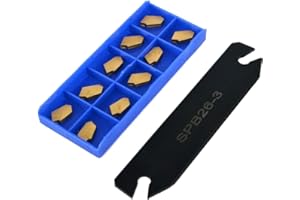 Bruafsir Spb26-3 Utensili Per Tornitura A Tagliente Per Troncatura 26Mm 10Pcs Utensili Per Tornitura A Ghigliottina -3 Sp300