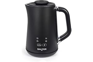 Salter Chocolatier to Share 4-in-1 Hot Chocolate Maker – Automatic Milk Frother, Heater & Foamer, 500ml Heating Capacity, Digital LED Display, Temperature Control Dial, 360° Swivel Base, 500W