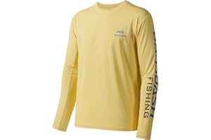 Bassdash Fishing T Shirts for Men UV Sun Protection UPF 50+ Long Sleeve Tee T-Shirt