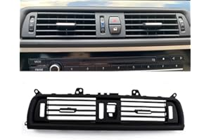 HommyFine Front Console Air Grille, AC Vent Replacment compatibel with BMW 5 Series F10 F11 Air Outlet Vent Grille Panel for 5 series 520 523 525 528 530 535 550 2010-2016 (AC Front Grille)