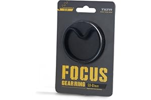 Tilta Seamless Focus Gear Ring für 59-61mm Objektiv 360° Seamless Rotation Silent für Tilta Mini Follow Focus Nucleus Nano DSLR 0.8 Mod Standard Gear Kamera Objektiv Zubehör TA-FGR-5961