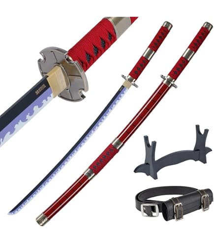 Mini Katana Inosuke Hashibira – Reproduction ABS 1/5 Avec Support D'Exposition – Collector Demon Slayer