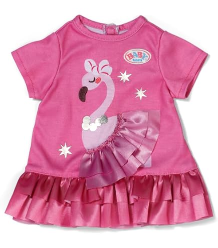Set Moda Per Bambola BABY Born, Vestito Rosa Con Fascia E Spille Personalizzabili, Per Bambole Da 43 Cm