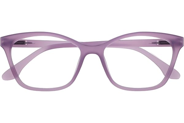 OPULIZE KAT Gafas de Lectura - Elegante Montura Ojo de Gato - Malva Mate - Hombres y Mujeres - Bisagras de Muelle - R59-5 - +2.00