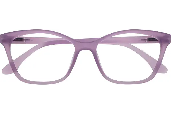 OPULIZE KAT Gafas de Lectura - Elegante Montura Ojo de Gato - Malva Mate - Hombres y Mujeres - Bisagras de Muelle - R59-5 - +1.00