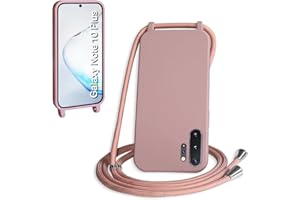WenBaby Mobile Phone Lanyard for Samsung Galaxy Note 10 Plus, Case with Strap, Mobile Phone Case with Cord for Hanging, Silicone Rope Necklace, Protective Case with Cord, Thermoplastic Polyurethane