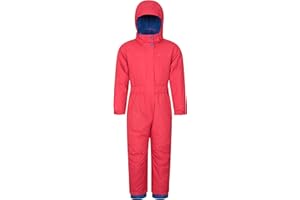 Mountain Warehouse Combinaison de neige Cloud Kids - Combinaison de neige ajustable, une pièce, coutures étanches, filles et garçons - Pour la pluie, le ski et l'hiver.