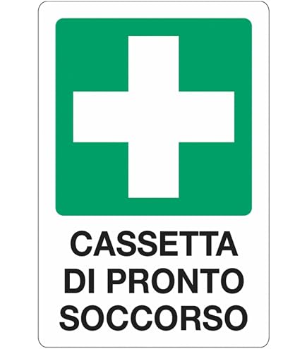 CARTELLO SEGNALETICO - PERICOLO DI CADUTA CON DISLIVELLO - Con Adesivo in Vinile e Pannello in