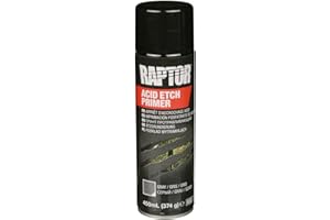 RAPTOR Etch Primer Spray | 450ml | Ätzgrundierung für verzinkten Stahl, Aluminium und blanke Metallstellen | Haftgrund mit Korrosionsschutz
