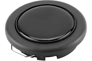 Suuonee Auto Hupenknopf, Universal Modified Auto Lenkrad Hupenknopf Ersatz Schwarz