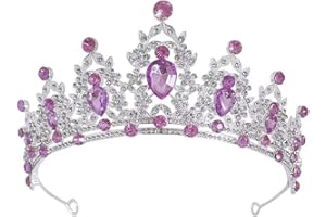 DECENTRALAND Triara di cristallo per matrimonio, matrimonio, principessa, regina, incoronazione, festa di compleanno, corona d'argento, ragazze e donne, carnevale, feste, vacanze, celebrazioni per adulti