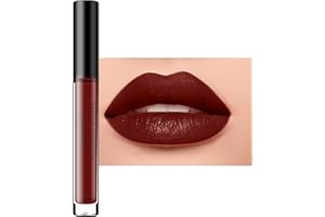 MRINB Encre à Lèvres Liquide Mate, Waterproof No Transfert Rouge à lèvres, Rouge a Levre Mat Longue Tenue, Haut pigmenté Rouge a Levre Mat, Résistant à la Transpiration Maquillage Pour les lèvres