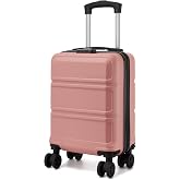 Kono Cabin Suitcase 40 x 30 x 20 cm with Removable Wheels &ndash; ABS+PC for Hand Luggage, Compliant with Ryanair, Vueling and Iber