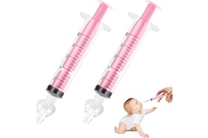 Clundoo Baby Nasendusche, 2 Stück Wiederverwendbare Nasenreiniger, Nasenspüler für Babys, Aus Silikon Sicherer und Komfortabel (Rosa)