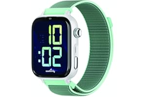 SaveFamily SaveWatch Plus 2 | Reloj Inteligente Niño con Localizador GPS, Llamada, Vídeo, Whatsapp, Spotify, App Store | SIM Incluida - Esfera Blanca y Correa de Tela Ocean