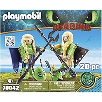 Base Playmobil Dragons – Varek Et Bouledogre – 9460 – DreamsWorks