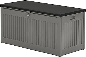 Garden Impressions Voll Kunststoff Aufbewahrungsbox Jersey 270 Liter mit Hubautomatik