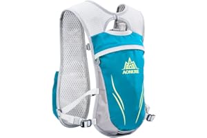 Geila Sac à Dos d'hydratation, Gilet d'hydratation Extérieur Sentier de Course à Pied Course de marathoniens Sac à Dos léger pour Hommes et Femmes