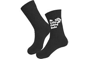 Mason Life Fishing Gifts for Men, Socks Mens 9-12, Gifts for Dad Gifts for Him funny Sock Mens Novelty Funky Crew Socks My Lucky Fishing Socks