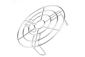 GLAITC Soporte de Rejilla para Vapor, Cocción Redonda Soporte, Estante Inoxidable Vapor Rejilla de Enfriamiento Soporte para Hornear, Cocinar Alimentos Accesorios para Freidora de Aire Cocinar al Vapor